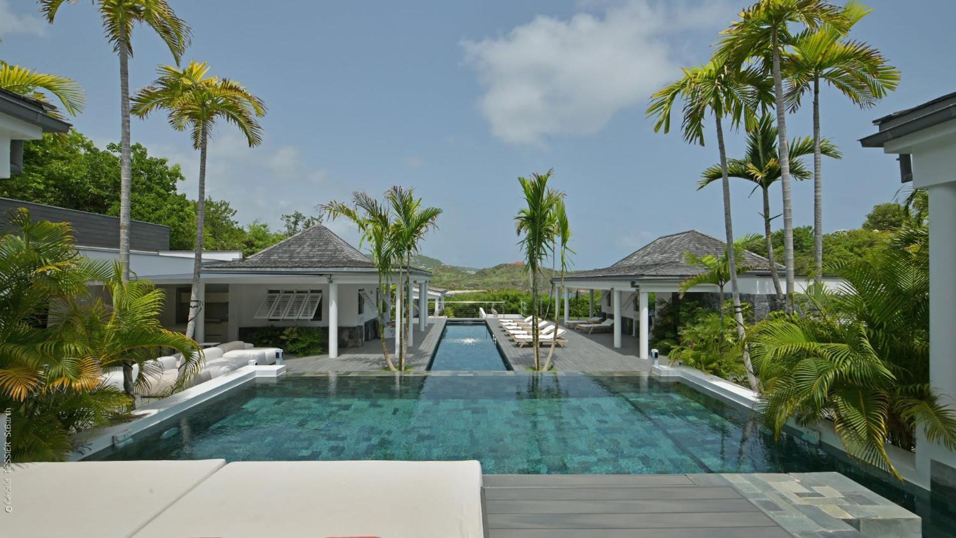 Modern Villa With Two Swimming Pools Petit Cul-de-Sac Exterior photo