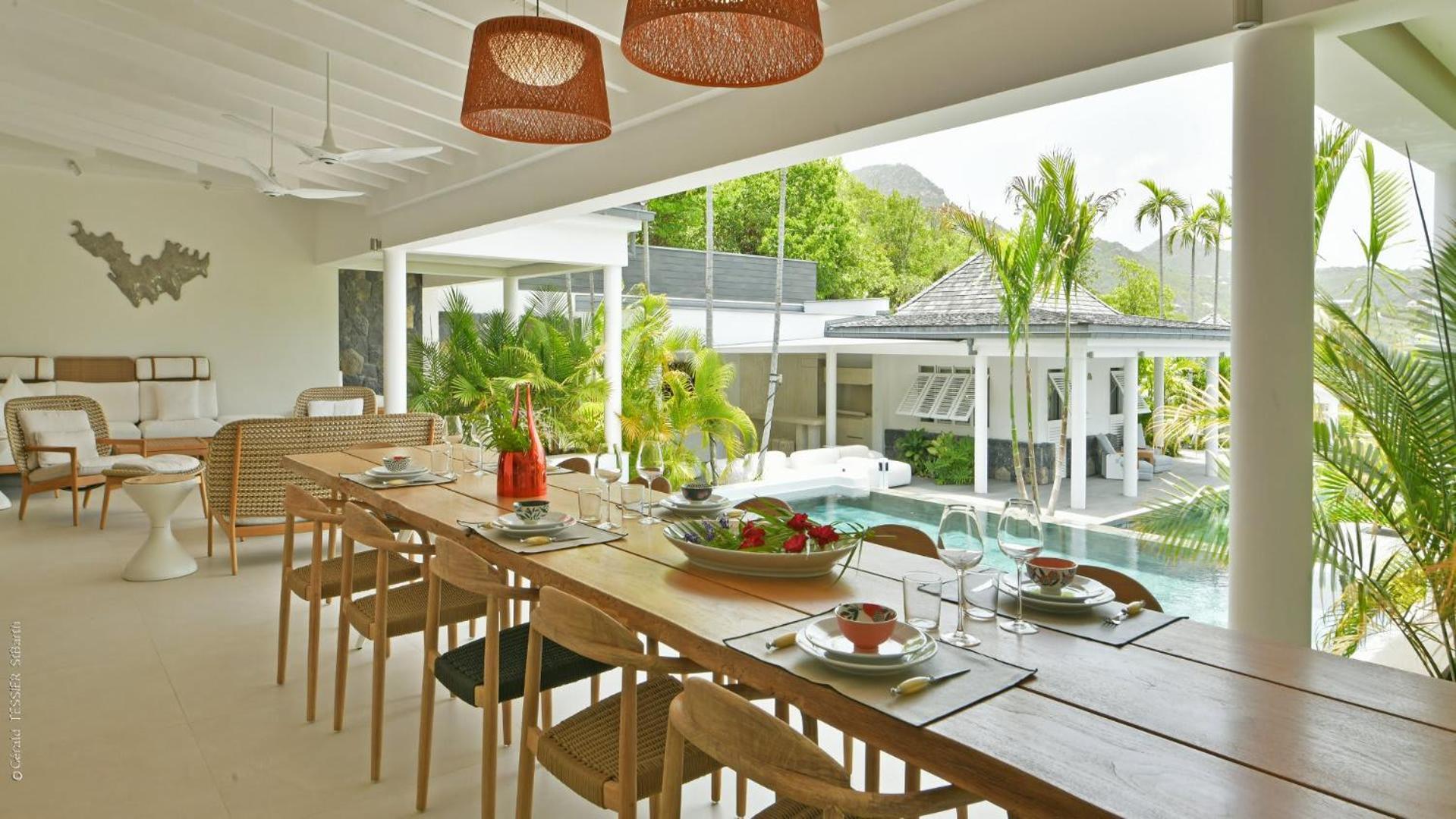 Modern Villa With Two Swimming Pools Petit Cul-de-Sac Exterior photo