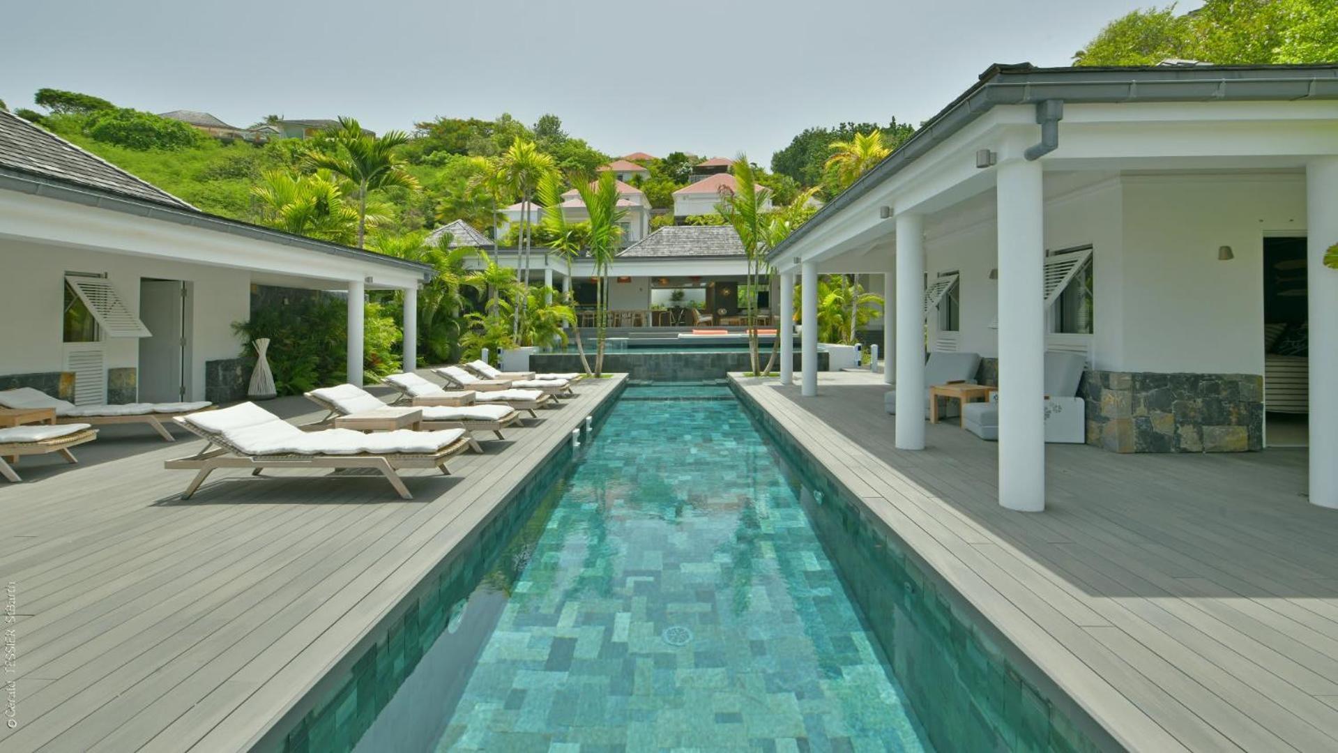 Modern Villa With Two Swimming Pools Petit Cul-de-Sac Exterior photo