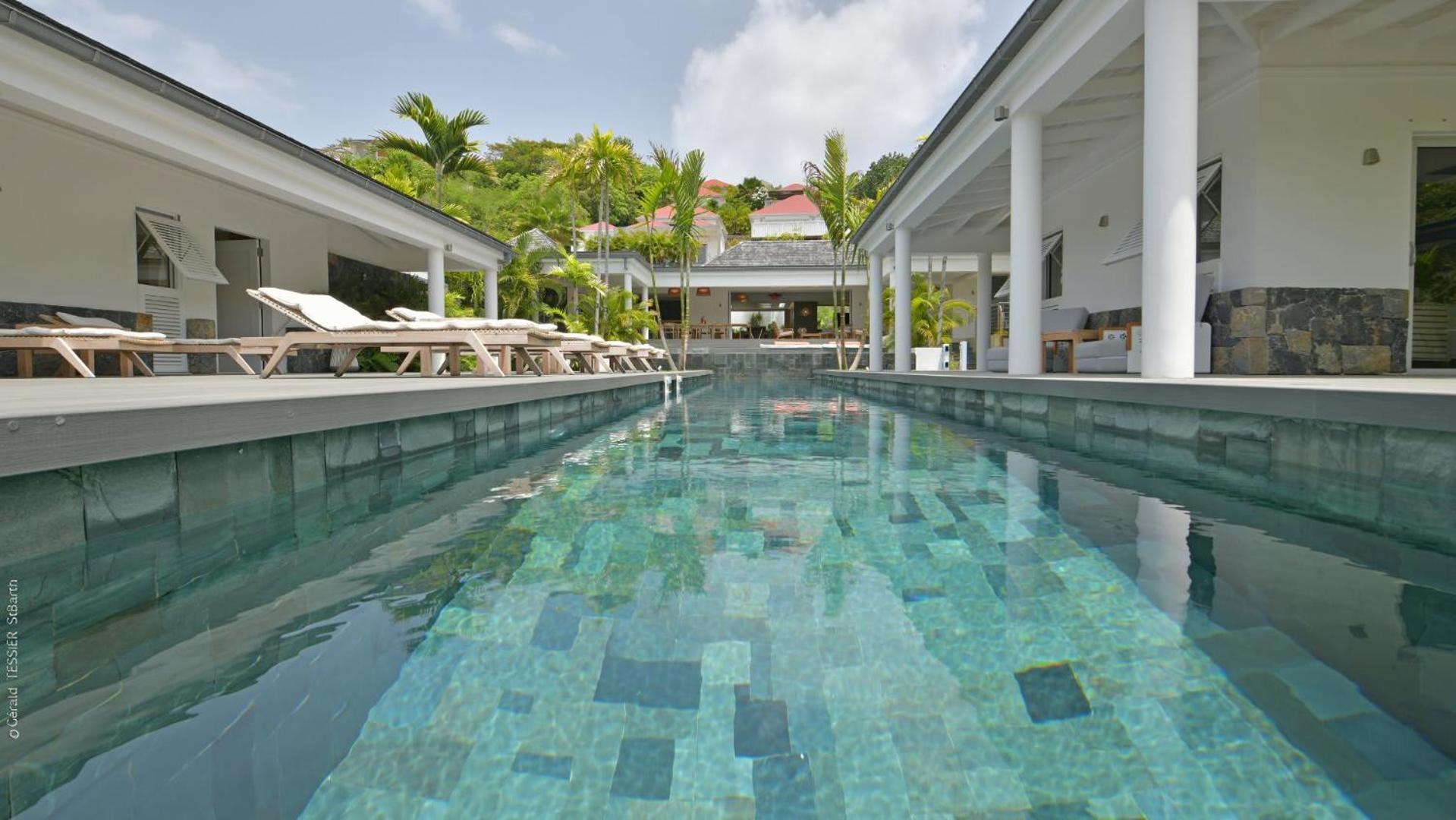 Modern Villa With Two Swimming Pools Petit Cul-de-Sac Exterior photo