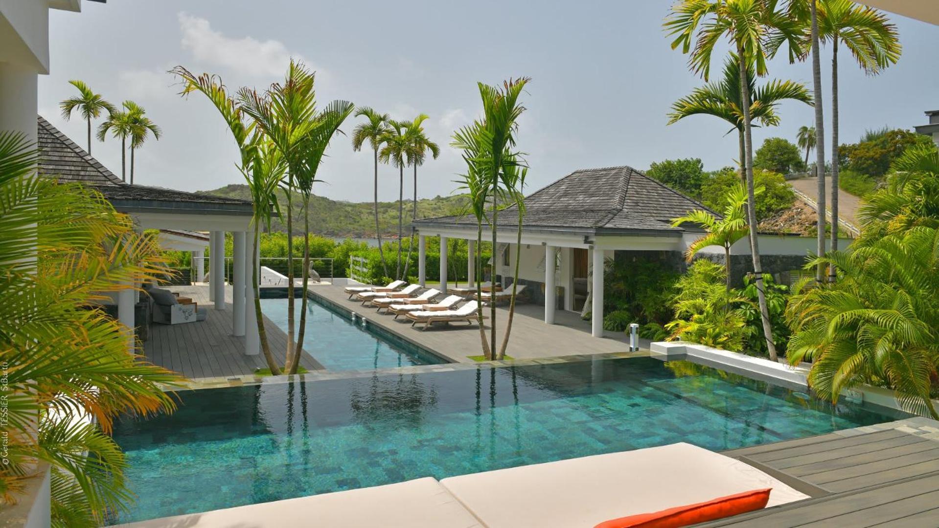 Modern Villa With Two Swimming Pools Petit Cul-de-Sac Exterior photo
