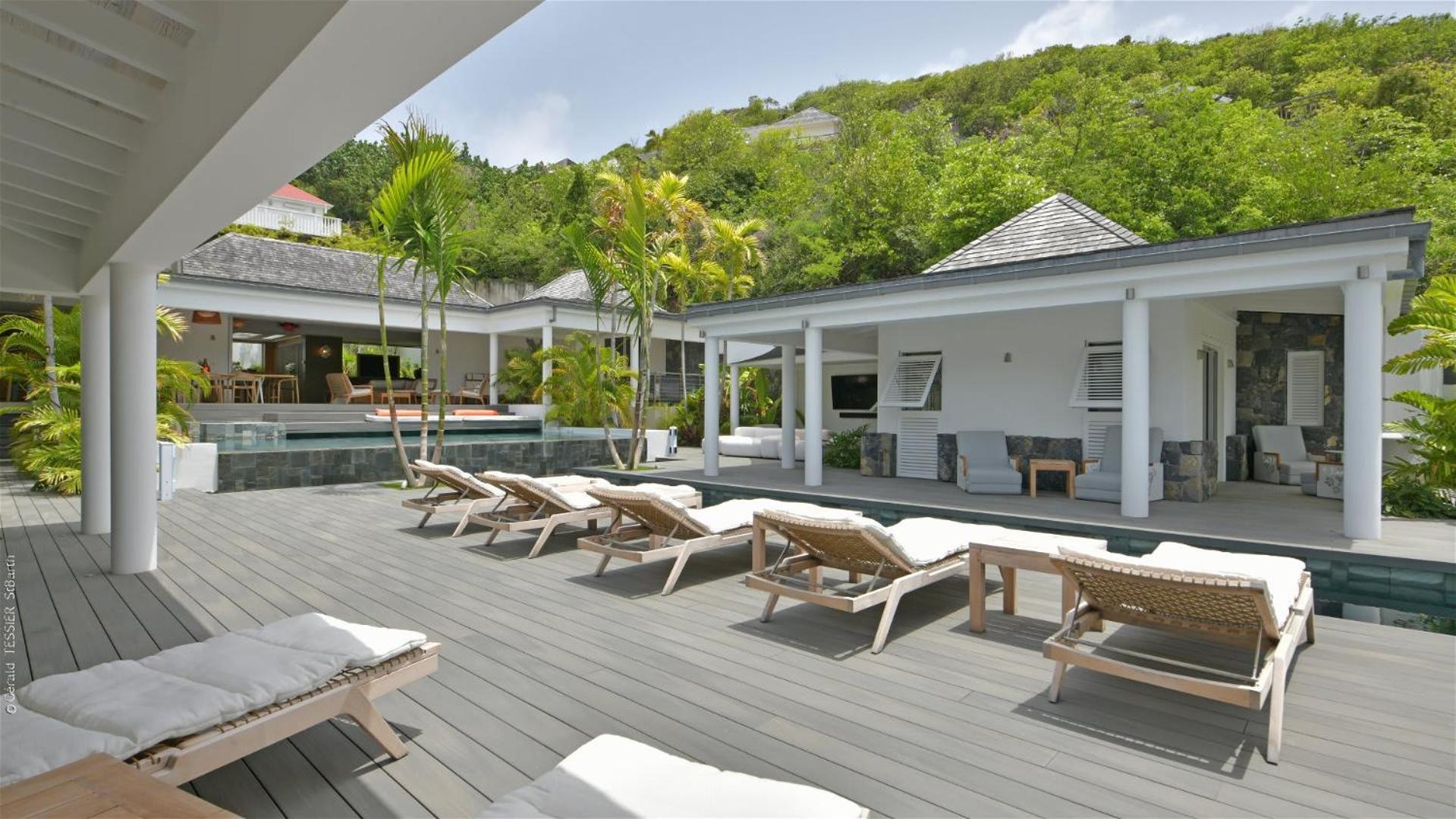 Modern Villa With Two Swimming Pools Petit Cul-de-Sac Exterior photo