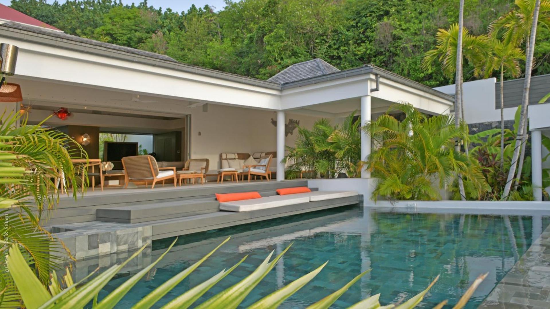 Modern Villa With Two Swimming Pools Petit Cul-de-Sac Exterior photo