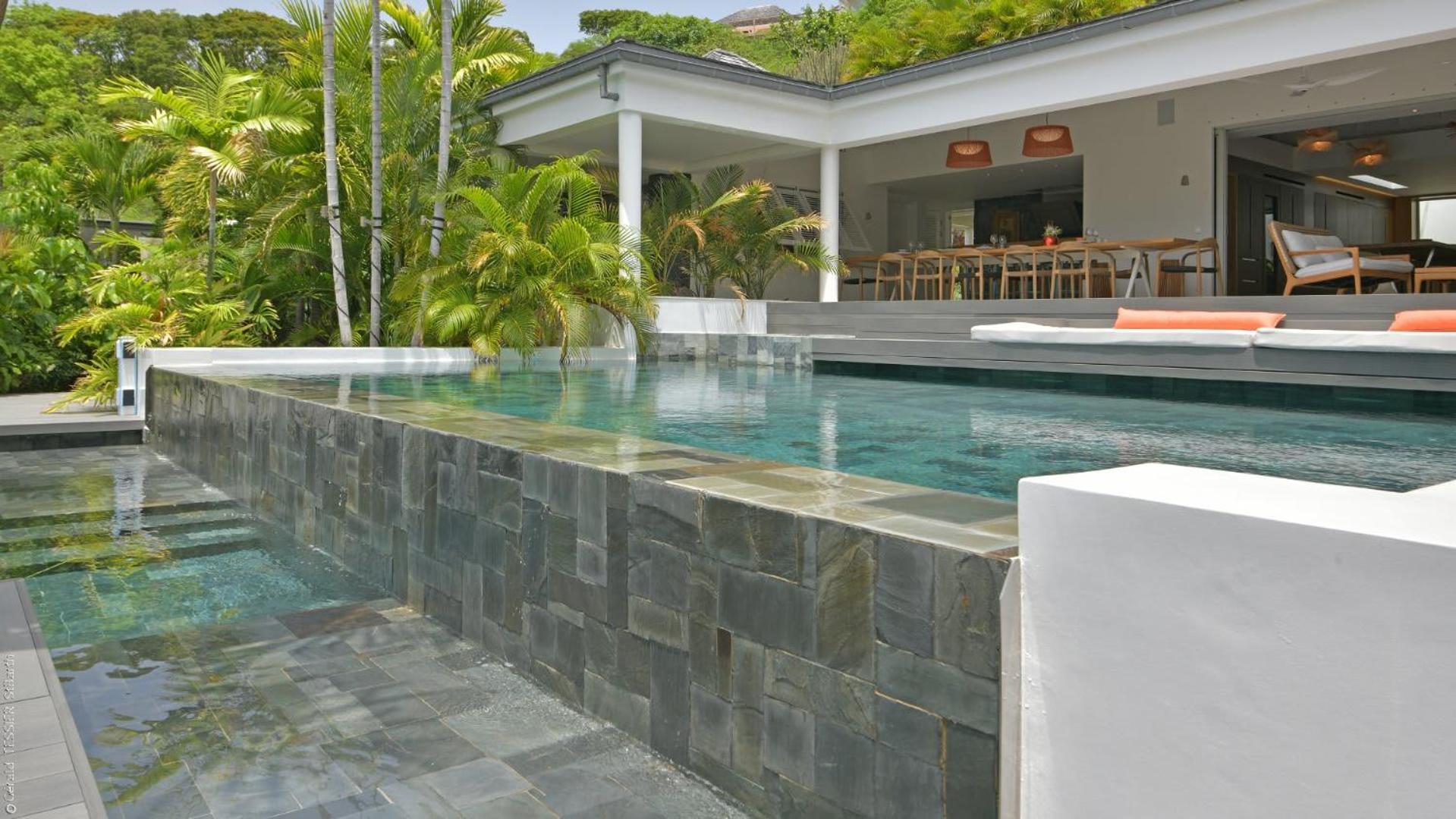 Modern Villa With Two Swimming Pools Petit Cul-de-Sac Exterior photo