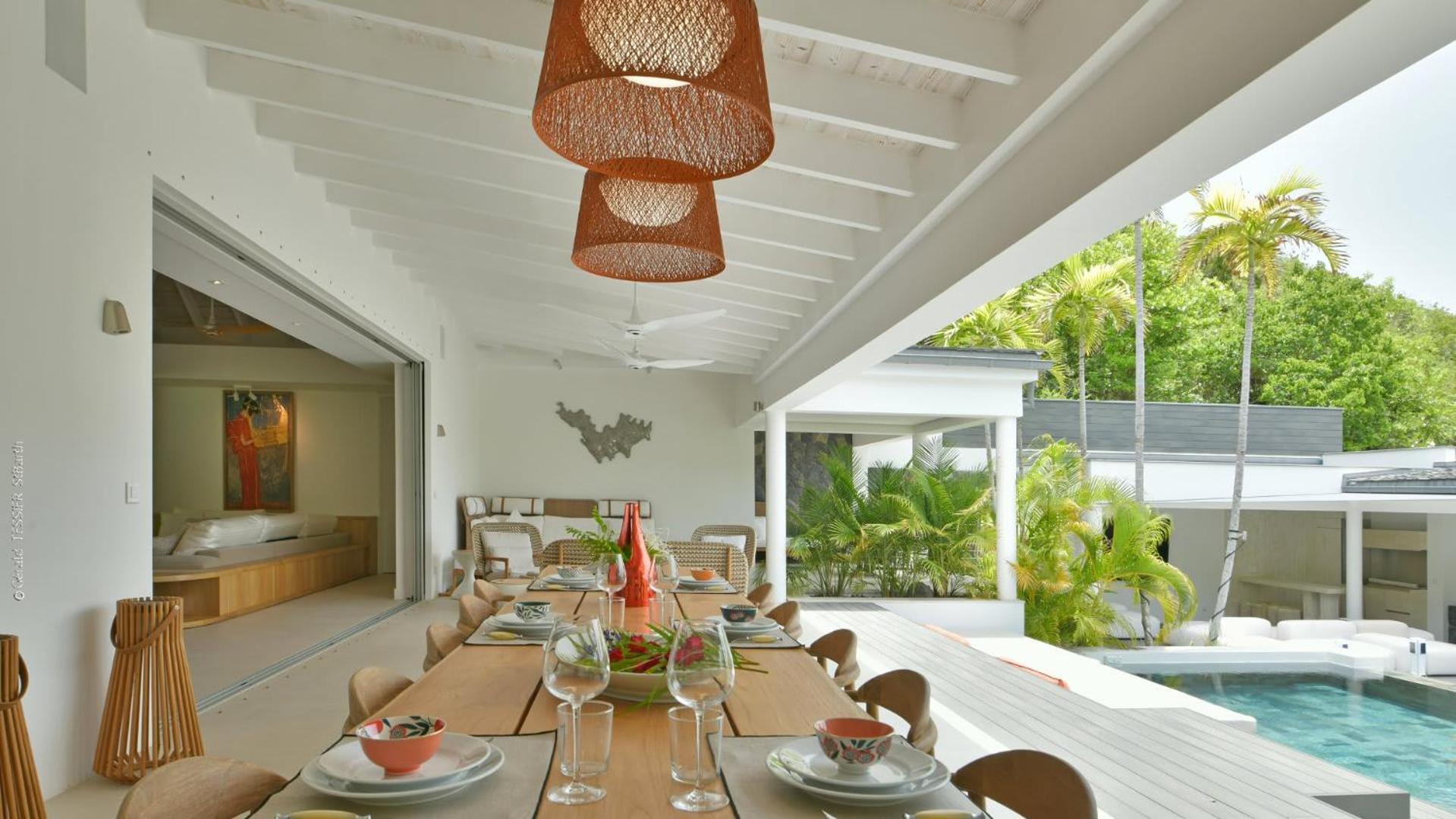 Modern Villa With Two Swimming Pools Petit Cul-de-Sac Exterior photo