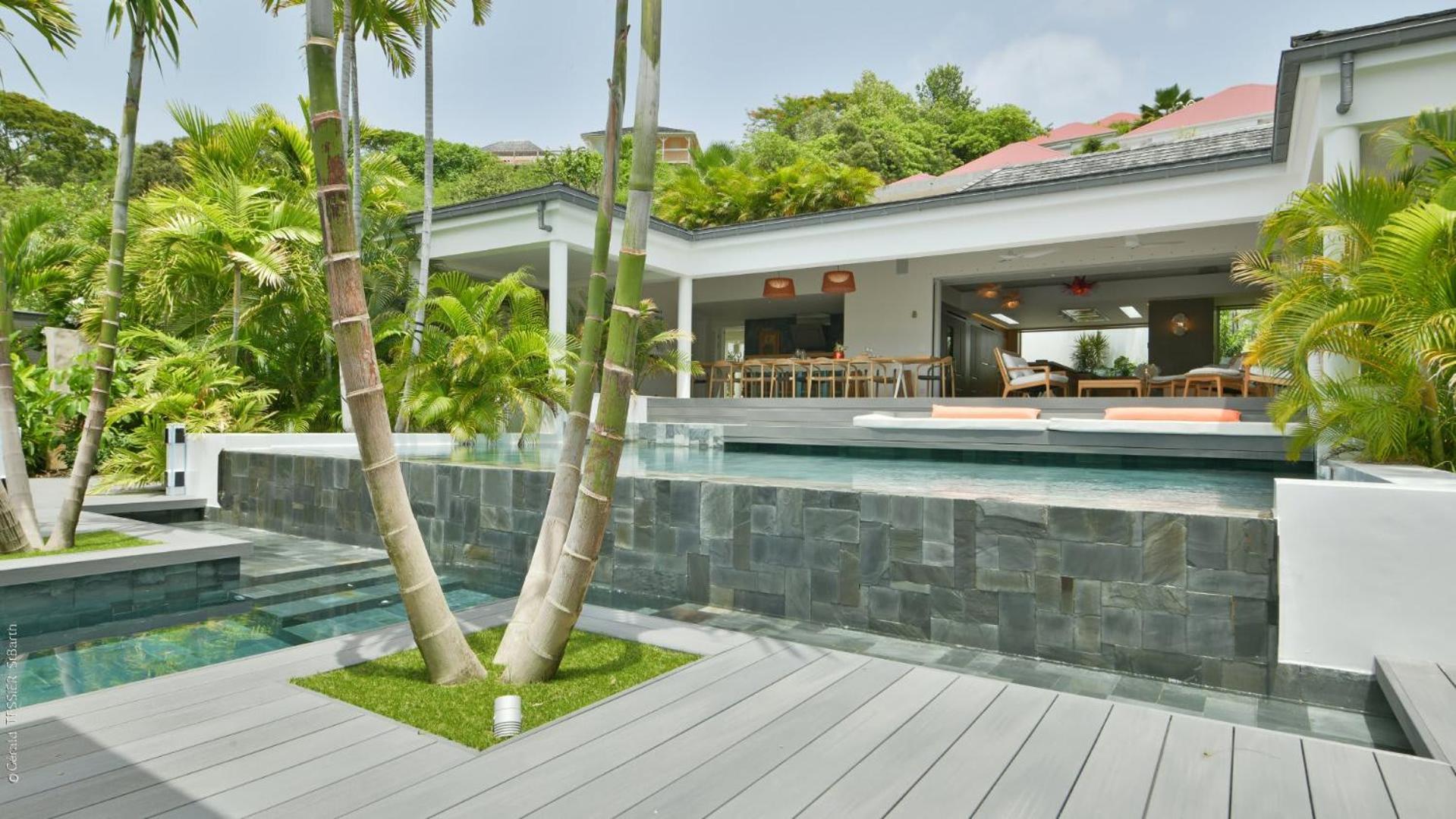 Modern Villa With Two Swimming Pools Petit Cul-de-Sac Exterior photo