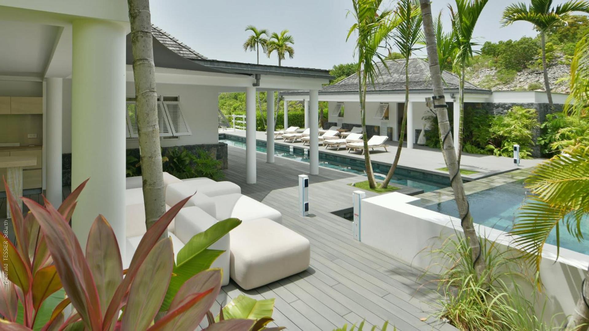 Modern Villa With Two Swimming Pools Petit Cul-de-Sac Exterior photo