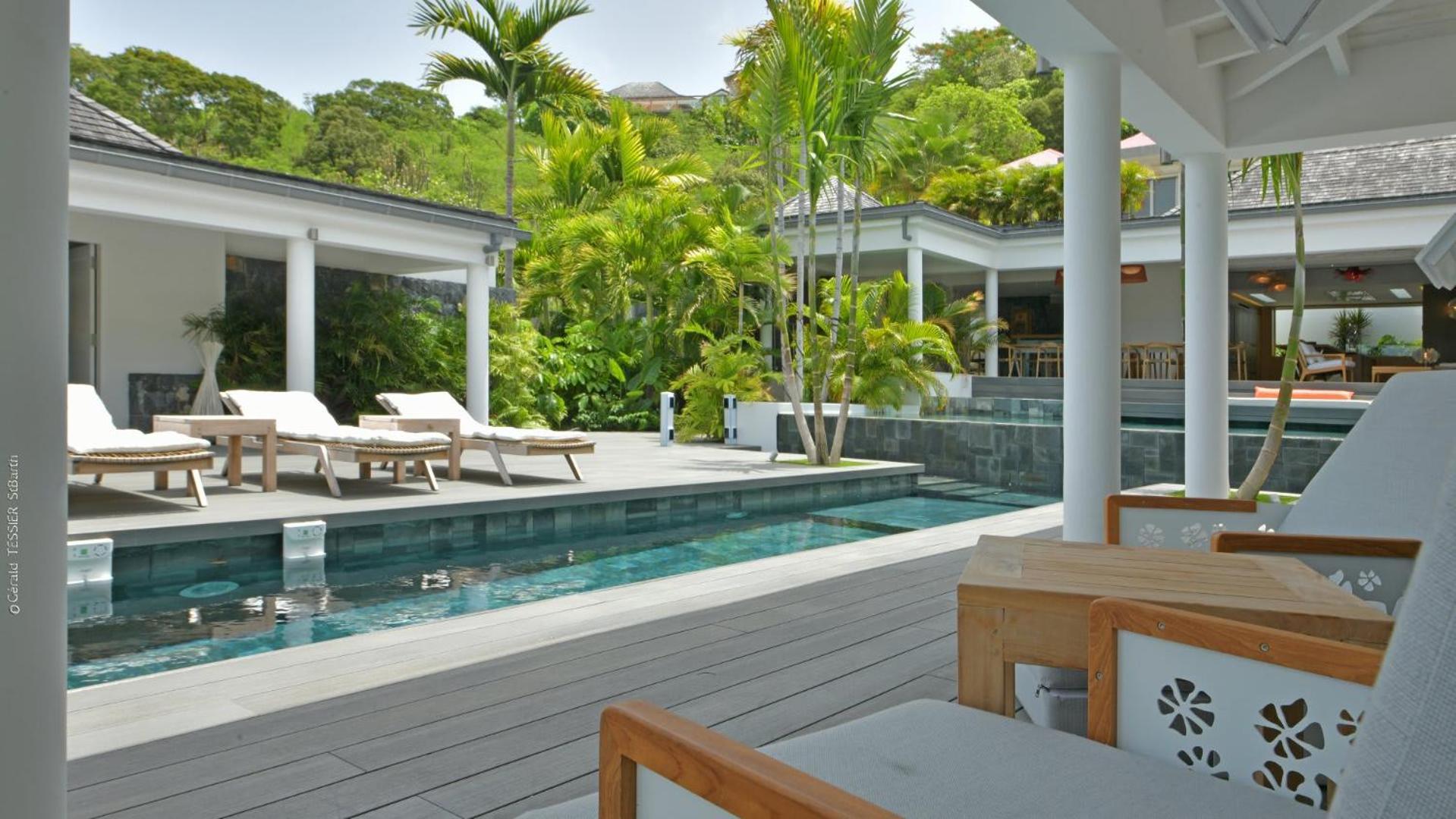 Modern Villa With Two Swimming Pools Petit Cul-de-Sac Exterior photo